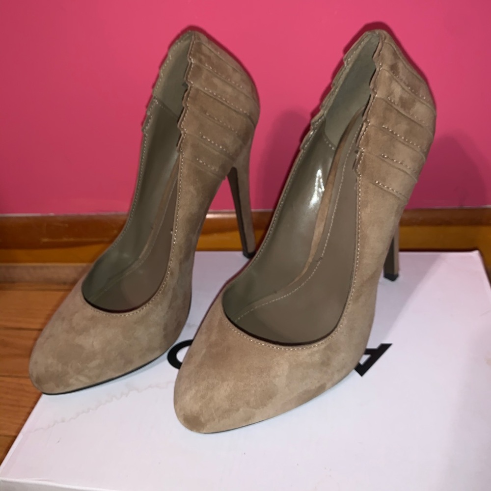 Suede Aldo Heels